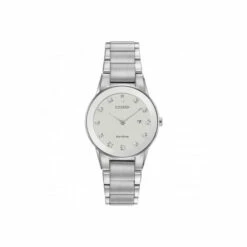 Best Sale 🛒 Citizen Axiom Stainless Steel Classic Eco-Drive ⌚ Watch - Ga1050-51B For Female ❤️